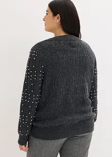 Stickad kofta, bonprix