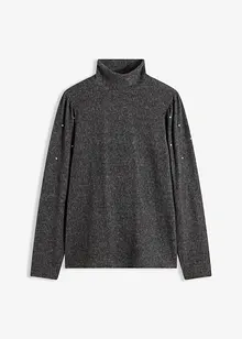 Fleecetopp i följsam viskosmix, bonprix