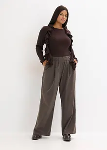 Finstickad tröja av mjuk viskosmix, bonprix