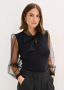 Tröja i mjuk viskosmix, bonprix