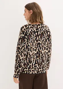 Cardigan i jacquard, bonprix