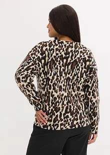 Cardigan i jacquard, bonprix