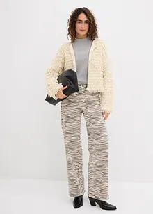 Twillbyxa av elastisk bomullsmix, bonprix