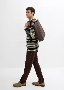 Grovstickad tröja av ren bomull, bonprix