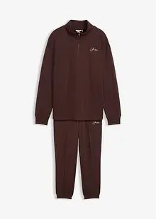 Träningsoverall av bomull (2 delar) Loose Fit, bonprix