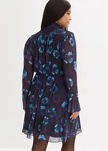 Klänning av mjuk mesh, bonprix