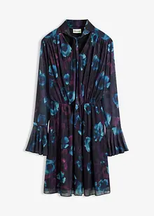 Klänning av mjuk mesh, bonprix