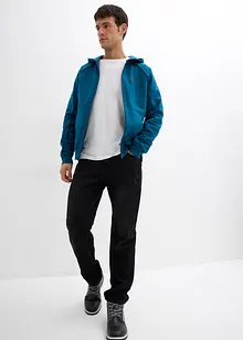 Munkjacka med kontrasterande detaljer av ren bomull, bonprix