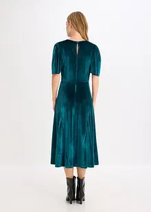 Midiklänning av mjuk sammet, bonprix