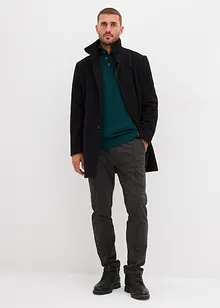 Tröja i bomull med krage, bonprix