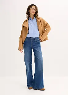 Oversizeblus i bomullsmix, bonprix