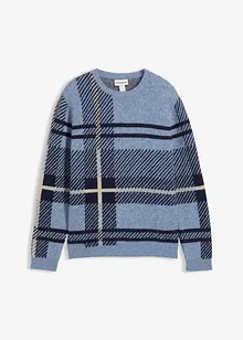 Tröja med rutigt mönster, bonprix