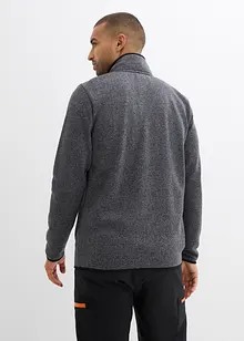 Jacka av stickad fleece, bonprix