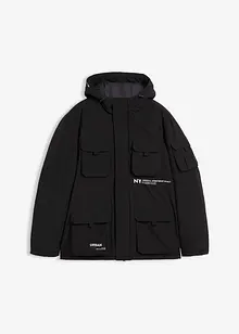 Vadderad jacka med sportiga detaljer, bonprix