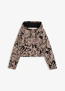 Sweatshirt med huva i bomull, bonprix