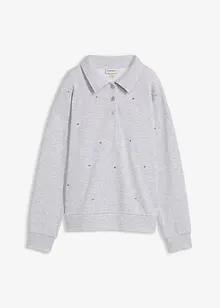 Sweatshirt med nitar, bonprix
