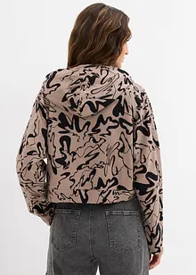 Sweatshirt med huva i bomull, bonprix