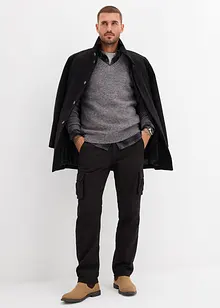 Grovstickad tröja i lättskött material, bonprix