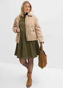 Klänning i bomullsflanell, bonprix