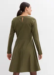 Klänning i bomullsflanell, bonprix