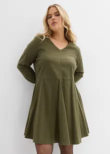 Klänning i bomullsflanell, bonprix