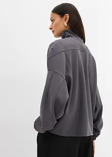 Oversizesweatshirt i stabil trikå, bonprix