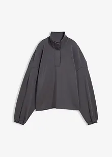 Oversizesweatshirt i stabil trikå, bonprix