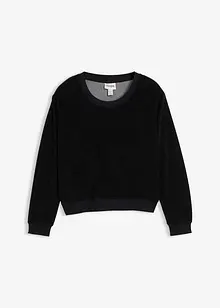 Sweatshirt av mjuk frotté, bonprix