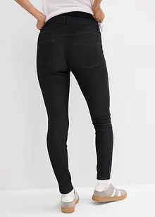 Stretchiga mammaleggings med jeanslook, bonprix