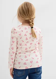 Långärmad topp i ekologisk bomullsmix, bonprix