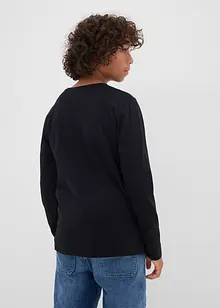 Långärmad T-shirt i bomull med juligt katten Gustaf-motiv, Garfield