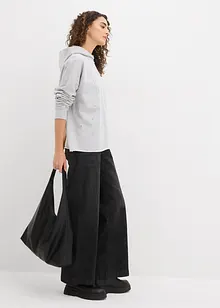 Oversize-hoodie med dekorstenar, bonprix