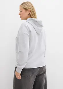 Oversize-hoodie med dekorstenar, bonprix