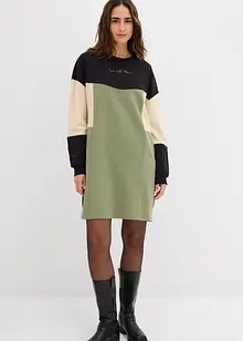 Trikåklänning i bomull, bonprix