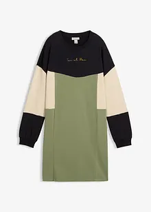 Trikåklänning i bomull, bonprix