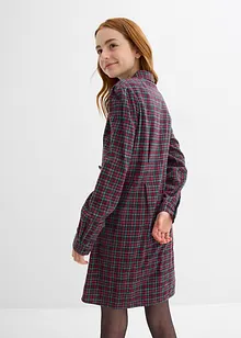 Skjortklänning i flanell, bonprix