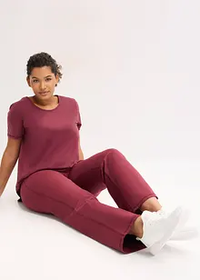 Värmande sportbyxa i mjukt material, raka ben, bonprix