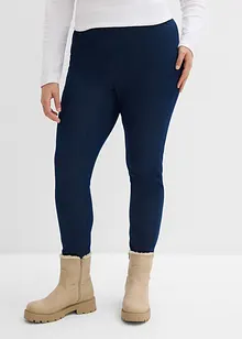 Mysiga termoleggings med jeanslook, bonprix