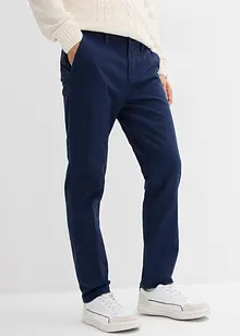 Flanellfodrade chinos, Regular Fit, Tapered, bonprix