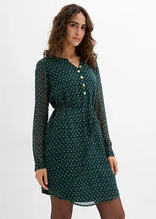 Festlig mamma-/amningsklänning i chiffong, bonprix