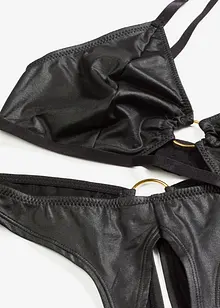 Bralette och stringtrosa ouvert (2 delar), bonprix