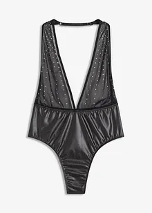 Stringbody med glitter, bonprix