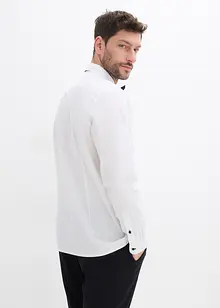 Skjorta och fluga (2 delar) av ekologisk bomull, bonprix