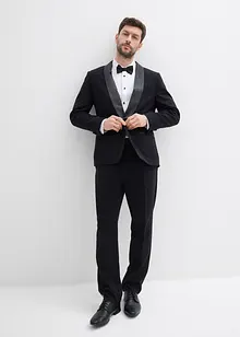 Skjorta och fluga (2 delar) av ekologisk bomull, bonprix