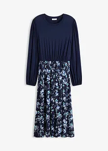 Jerseyklänning i viskosmix, bonprix