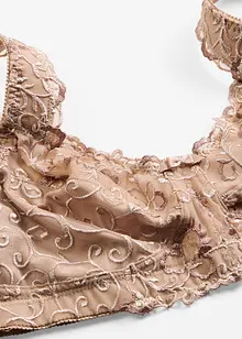 Avlastande BH utan bygel med vadderade axelband, bonprix