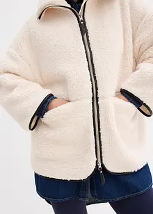 Oversizejacka av teddyfleece, bonprix