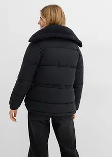 Quiltad jacka med teddykrage, bonprix