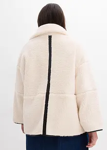 Oversizejacka av teddyfleece, bonprix