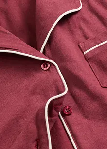Pyjamas i bomull med knappslå, bonprix